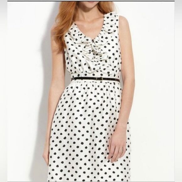 KATE SPADE Polka Dot Natalia Dress - Size 6 - Picture 1 of 10